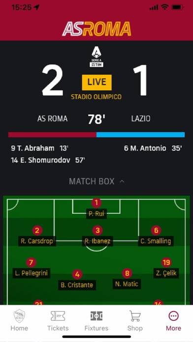 AS Roma Official App App screenshot #3