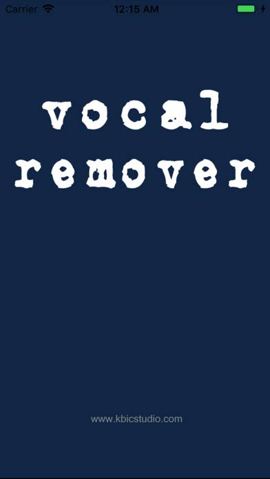 Vocal Remover Captura de pantalla de la aplicación #3