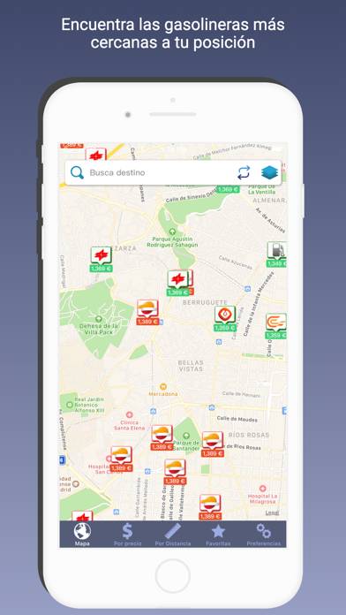 Gasolineras España Captura de pantalla de la aplicación #1