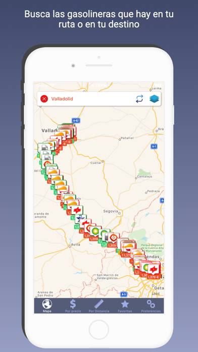 Gasolineras España Captura de pantalla de la aplicación #2