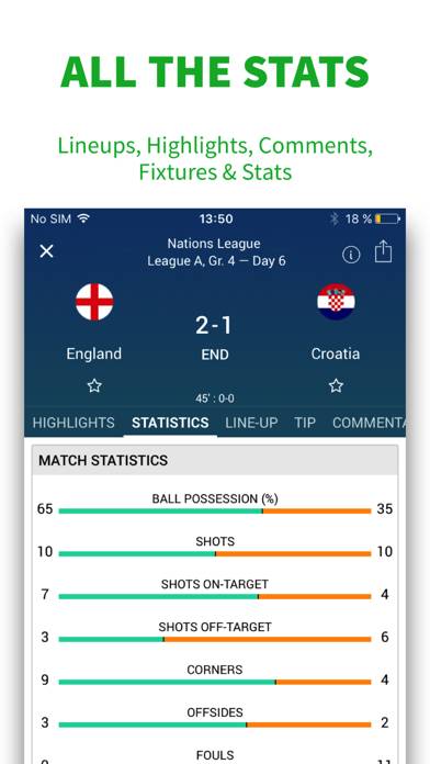 Live Soccer Scores -Skores Schermata dell'app #4