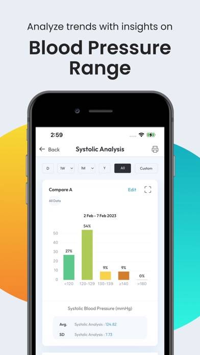 Blood Pressure App SmartBP App skärmdump #4