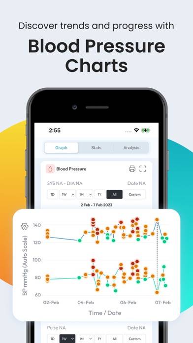 Blood Pressure App SmartBP Captura de pantalla de la aplicación #6
