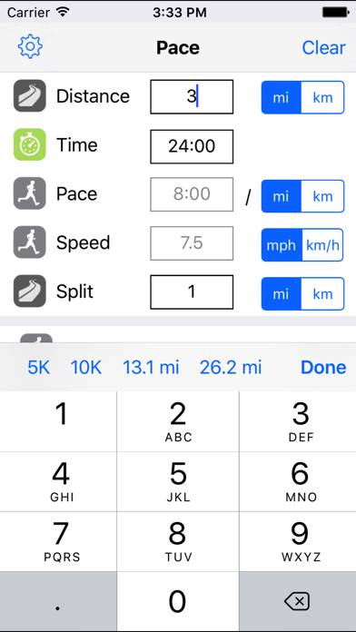 Running Pace App screenshot #2