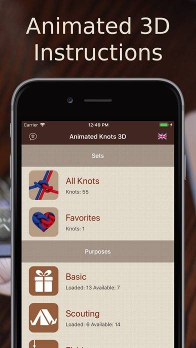 Animated 3D Knots screenshot