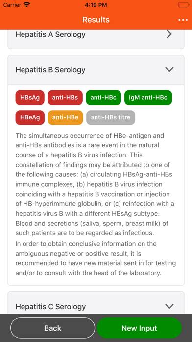 Hepatitis Serology Interpreter App-Screenshot #4