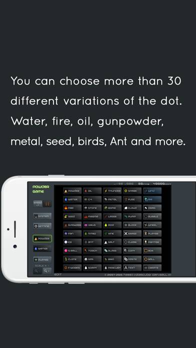 Powder Game App screenshot #2