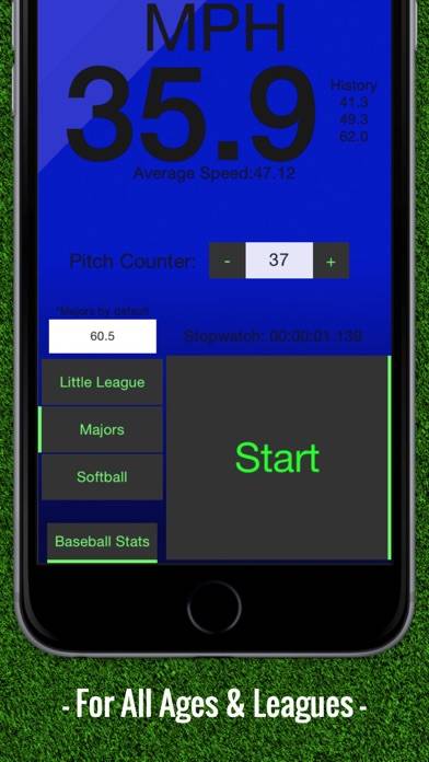 Baseball Pitch Speed App screenshot #4