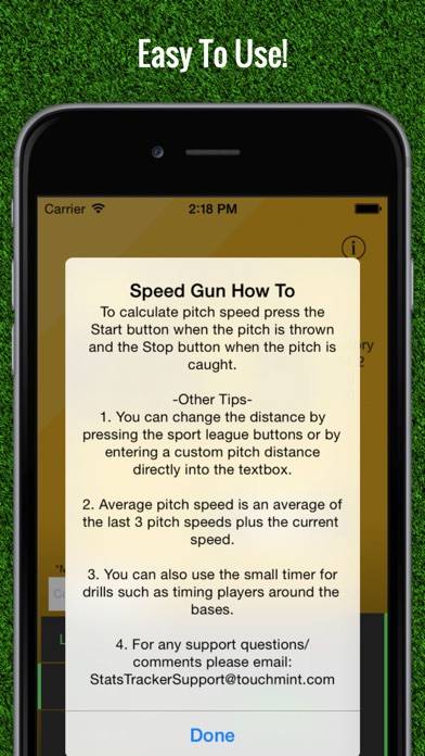Baseball Pitch Speed App screenshot #5