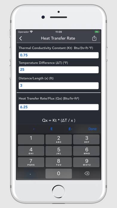 Thermodynamics Calculator Schermata dell'app #3