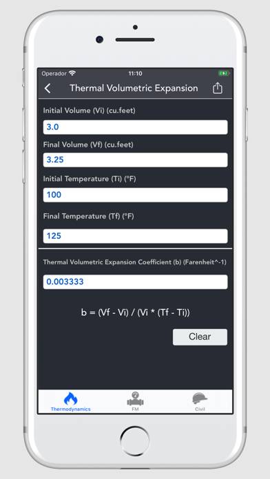 Thermodynamics Calculator Schermata dell'app #6