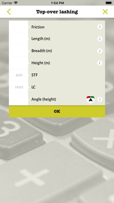 Securing cargo App screenshot