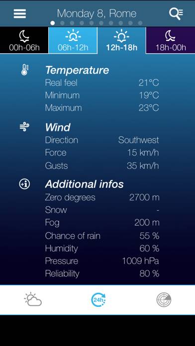 Weather for Italy App screenshot #3