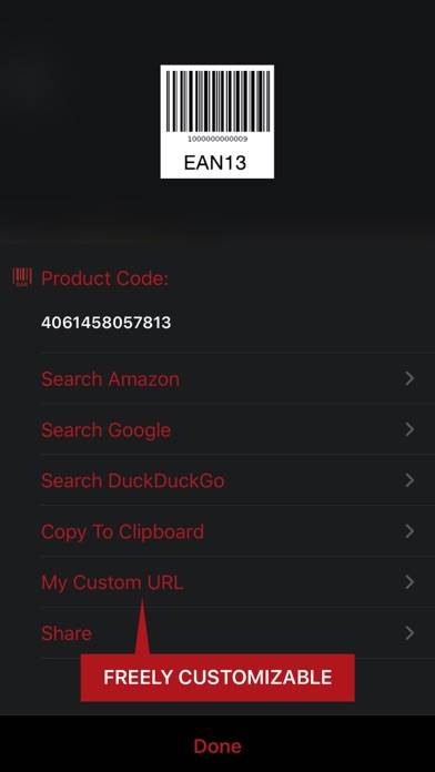 Barcode plus QR Code Reader Schermata dell'app #4