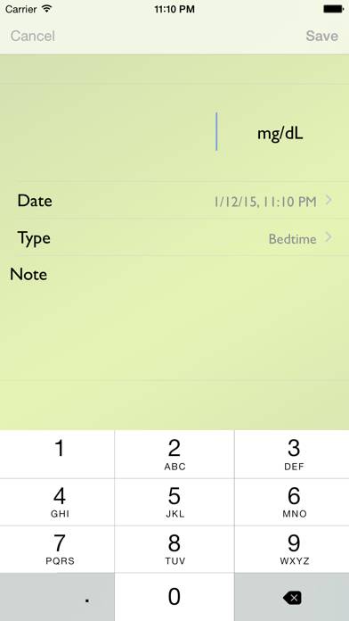 Glucose Recorder App screenshot #3