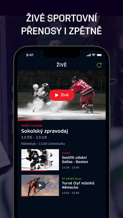ČT sport Captura de pantalla de la aplicación #2