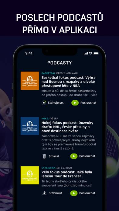 ČT sport Captura de pantalla de la aplicación #6