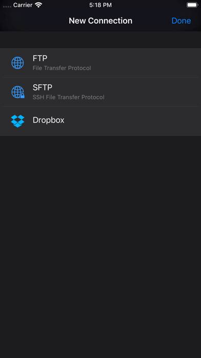 FTPManager Pro Скриншот приложения #3