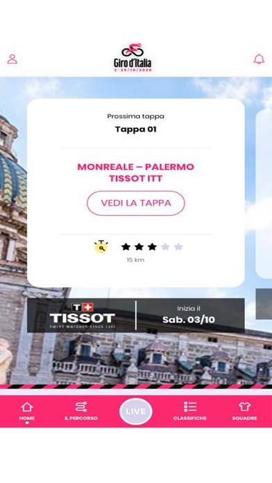 Giro d'Italia App-Screenshot