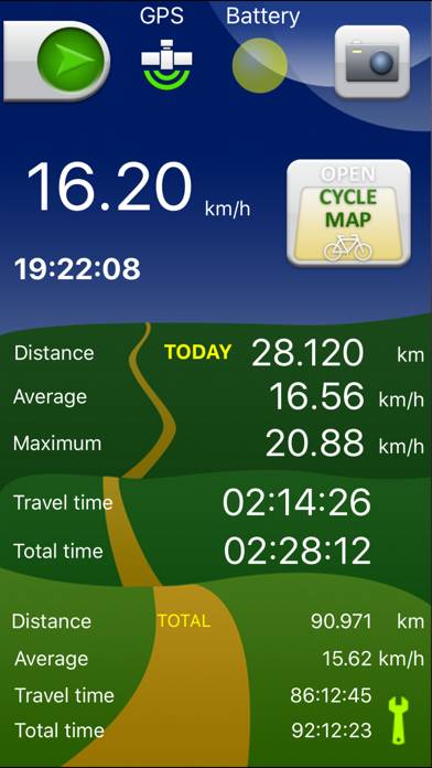 Bicycle Computer Captura de pantalla de la aplicación #1