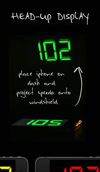 Velocímetro Velocidad Glow plus controles de gestos Captura de pantalla de la aplicación