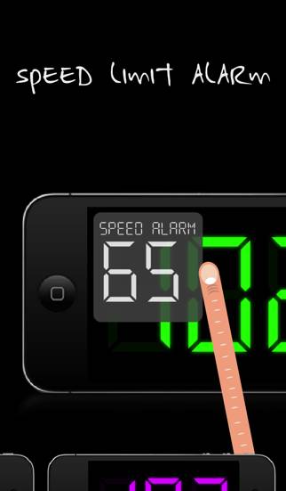 Velocímetro Velocidad Glow plus controles de gestos Captura de pantalla de la aplicación