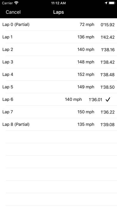 TrackDay for iPhone App screenshot #3