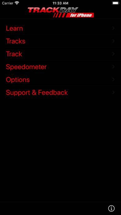 TrackDay for iPhone App screenshot #4