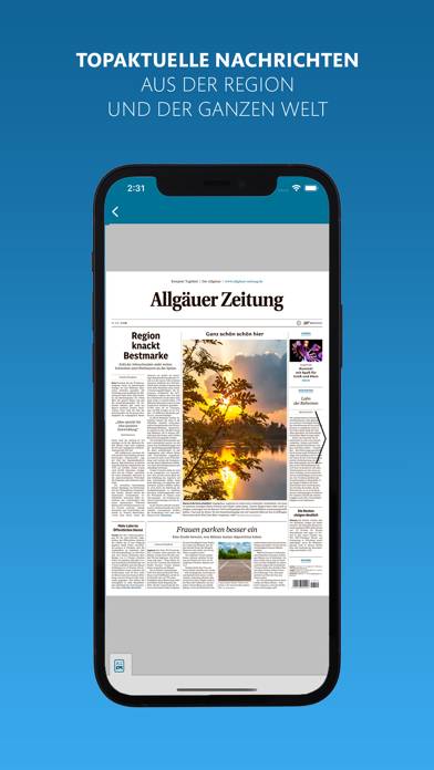 Allgäuer Zeitung e-Paper App screenshot #3