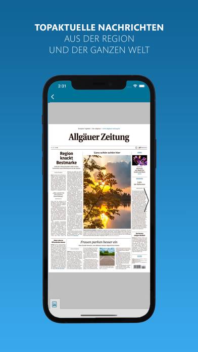 Allgäuer Zeitung e-Paper App screenshot