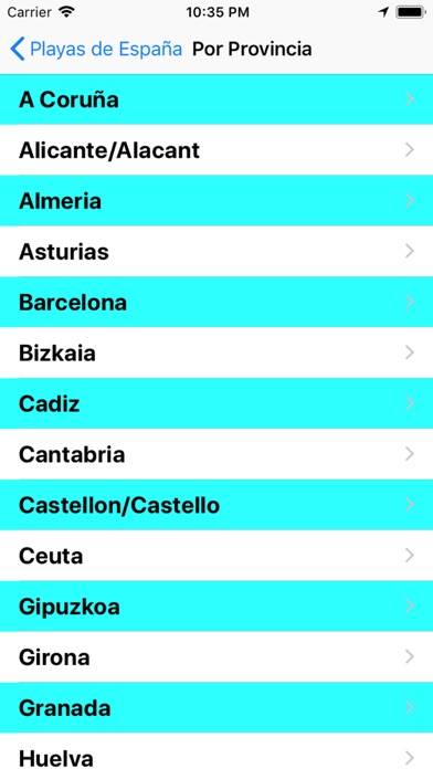 Playas de España App screenshot #2