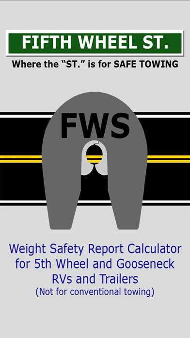 RV Weight Safety Report by Fifth Wheel St. App screenshot #1