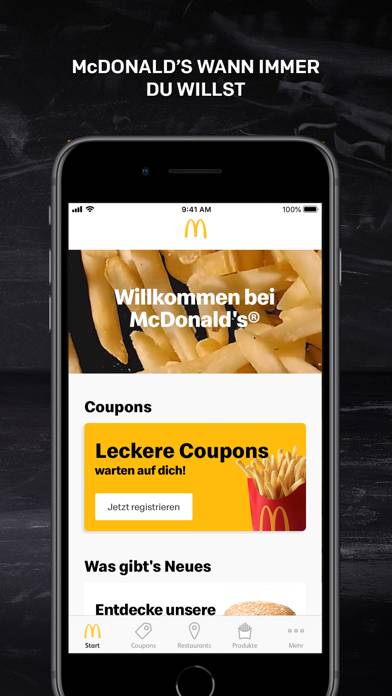McDonald’s Deutschland Schermata dell'app #1