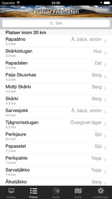 ISikte App skärmdump