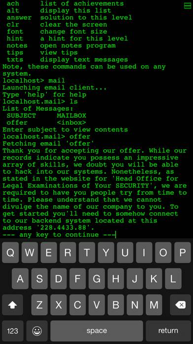 Hack NET Capture d'écran de l'application #2