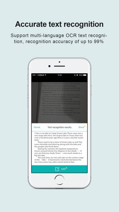 Pdf scanner – Wordscanner pro Schermata dell'app #3