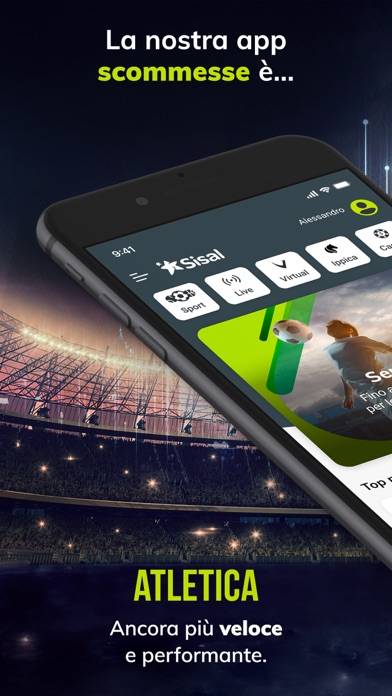 Sisal scommesse sportive Schermata dell'app #1