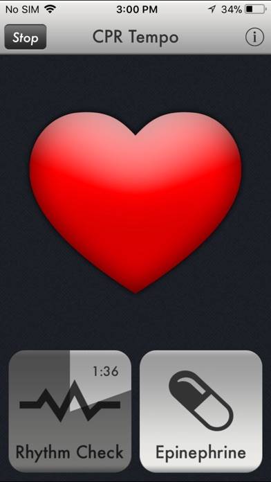 CPR Tempo App screenshot