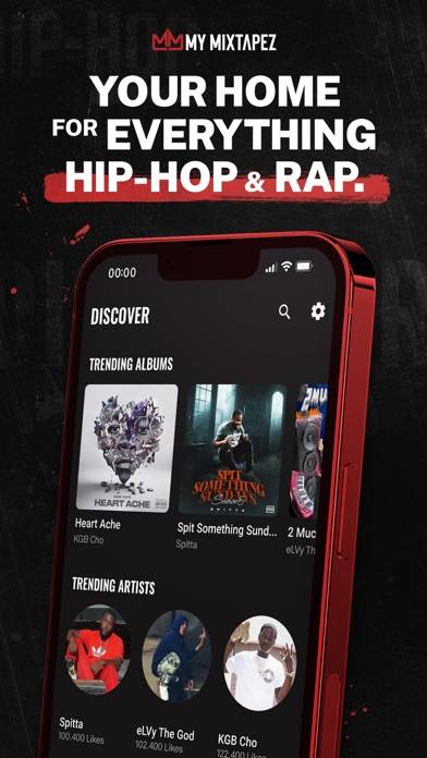 My Mixtapez: Rap & Hip Hop App screenshot #1
