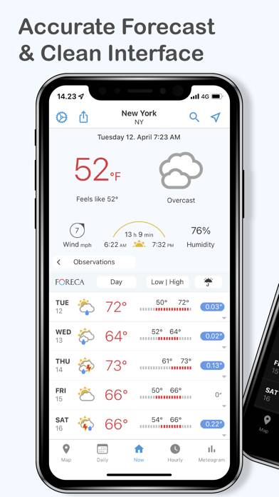Foreca Weather & Radar Скриншот приложения #1