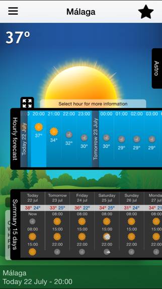 Weather 15 Days immagine dello schermo