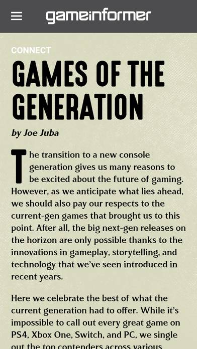 Game Informer App screenshot #4