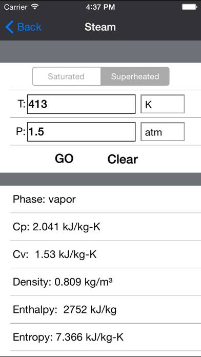 Chemical Engineering AppSuite HD Captura de pantalla de la aplicación #3