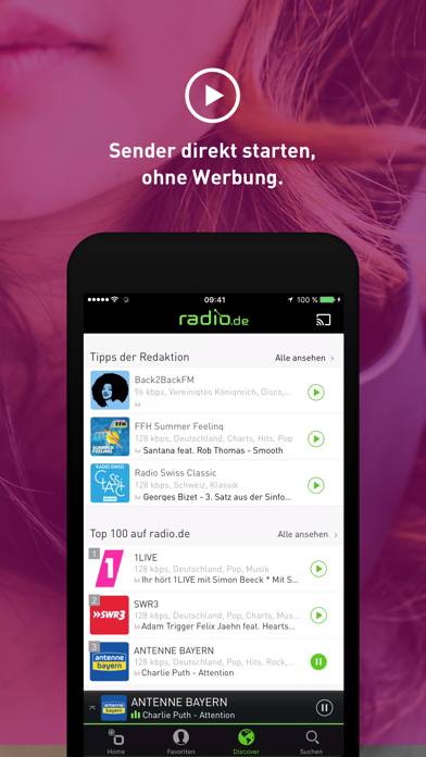 Radio.de PRIME Schermata dell'app #4