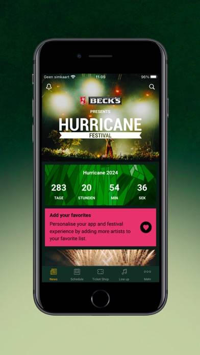Hurricane Festival screenshot