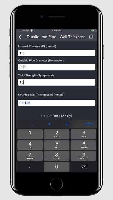Fluid Mechanics Calculator App-Screenshot #5