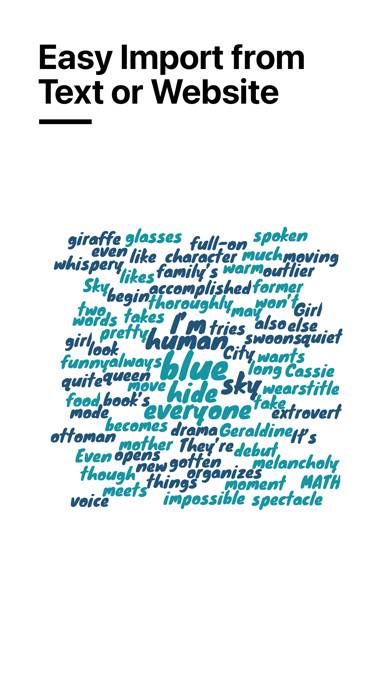 Word Collage App skärmdump