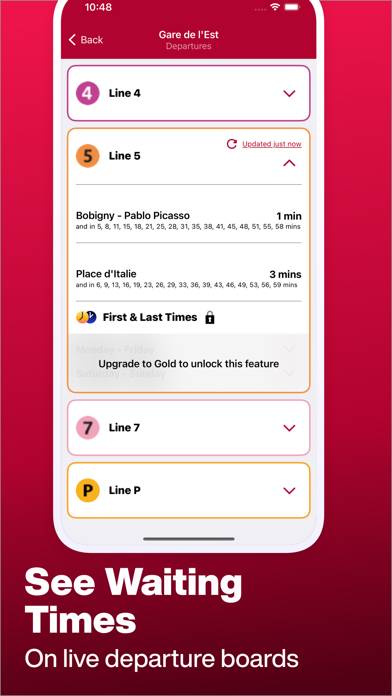 Paris Metro Map and Routes App-Screenshot #5