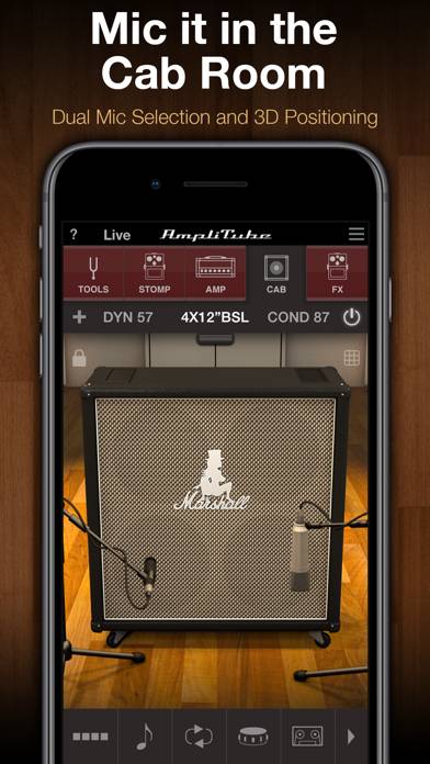 AmpliTube Slash App skärmdump