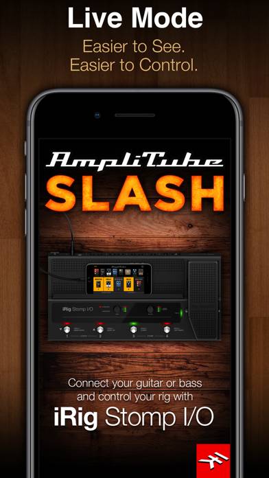 AmpliTube Slash App skärmdump